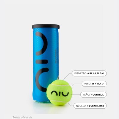Tubo NIU PADEL X3 (Pelota Oficial APA)